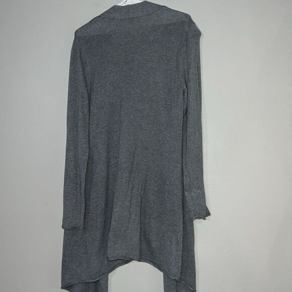 Chicos size one/small gray longer length open cardigan - Picture 6 of 8